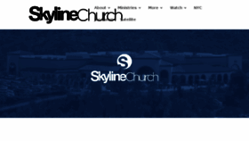 What Skylinechurch.org website looked like in 2018 (5 years ago)