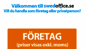 What Swedoffice.se website looked like in 2018 (5 years ago)
