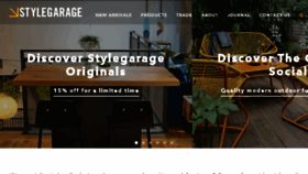 What Stylegarage.com website looked like in 2018 (5 years ago)
