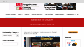 What Sloughbusiness.co.uk website looked like in 2018 (5 years ago)