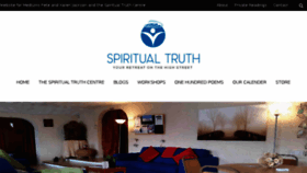 What Spiritualtruth.co.uk website looked like in 2018 (5 years ago)