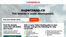What Superzapp.ca website looked like in 2018 (5 years ago)