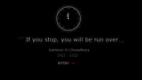 What Samsonchowdhury.com website looked like in 2018 (5 years ago)