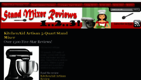What Standmixerreviews123.com website looked like in 2018 (5 years ago)
