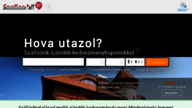 What Szalas.hu website looked like in 2018 (6 years ago)