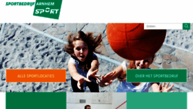 What Sportbedrijfarnhem.nl website looked like in 2018 (5 years ago)