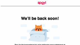 What Spoyl.in website looked like in 2018 (5 years ago)
