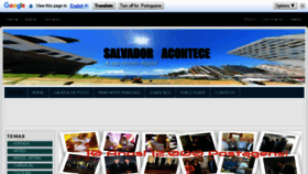What Salvadoracontece.com website looked like in 2018 (6 years ago)