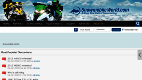 What Snowmobileworld.com website looked like in 2018 (5 years ago)