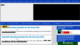 What Ssc.xaam.in website looked like in 2018 (5 years ago)