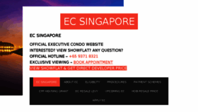 What Singaporeec.com website looked like in 2018 (5 years ago)