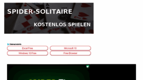 What Spider-solitaire-spielen.de website looked like in 2018 (6 years ago)