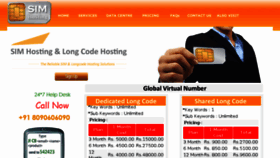 What Simhosting.in website looked like in 2018 (5 years ago)