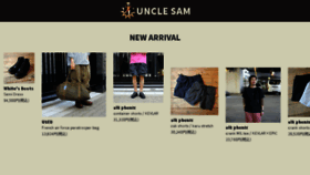 What Store-unclesam.com website looked like in 2018 (5 years ago)