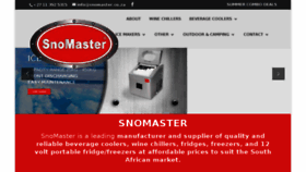 What Snomaster.co.za website looked like in 2018 (5 years ago)