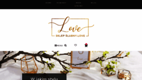 What Sklepslubny.love website looked like in 2018 (5 years ago)