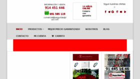 What Seguridadplus.com website looked like in 2018 (5 years ago)