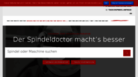 What Spindeldoctor.com website looked like in 2018 (6 years ago)