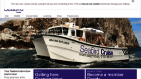 What Seabird.org website looked like in 2018 (5 years ago)