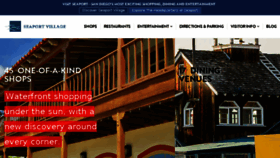 What Seaportvillage.com website looked like in 2018 (5 years ago)