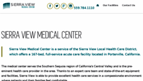 What Sierra-view.com website looked like in 2018 (5 years ago)