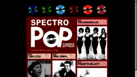 What Spectropop.com website looked like in 2018 (5 years ago)