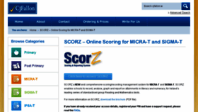 What Scorz.ie website looked like in 2018 (5 years ago)