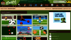 What Sport.giochixl.it website looked like in 2018 (6 years ago)