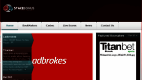 What Stakebonus.com website looked like in 2018 (7 years ago)