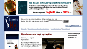 What Slankenyt.dk website looked like in 2018 (6 years ago)