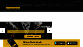 What Sindipoldf.org.br website looked like in 2018 (6 years ago)