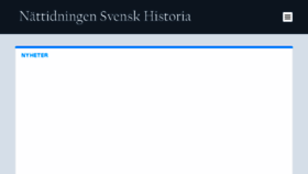 What Svenskhistoria.se website looked like in 2018 (5 years ago)