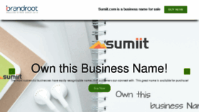 What Sumiit.com website looked like in 2018 (5 years ago)