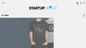 What Startupdrugz.com website looked like in 2018 (5 years ago)