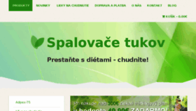 What Spalovace-tukov.com website looked like in 2018 (5 years ago)
