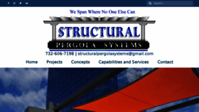 What Structuralpergolasystems.com website looked like in 2018 (5 years ago)