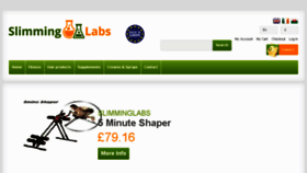 What Slimminglabs.com website looked like in 2018 (6 years ago)