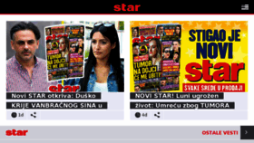 What Starmagazin.rs website looked like in 2018 (5 years ago)