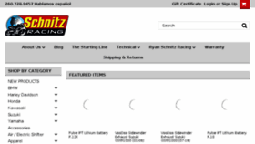 What Store.schnitzracing.com website looked like in 2018 (5 years ago)