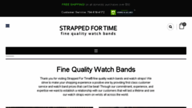 What Strappedfortime.com website looked like in 2018 (5 years ago)