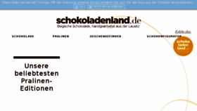 What Schokoladenland.de website looked like in 2018 (5 years ago)