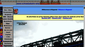 What Schwebebahn-wtal.de website looked like in 2018 (5 years ago)