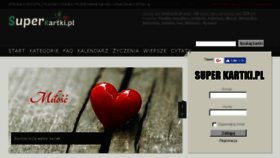 What Superkartki.pl website looked like in 2018 (5 years ago)