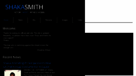 What Shakasmith.com website looked like in 2018 (6 years ago)