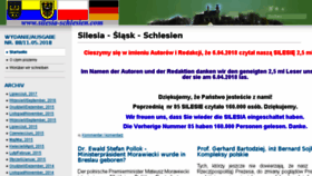 What Silesia-schlesien.com website looked like in 2018 (5 years ago)