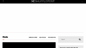 What Shufflepost.com website looked like in 2018 (5 years ago)