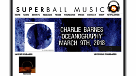 What Superballmusic.com website looked like in 2018 (5 years ago)
