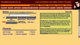 What Steinerdatenbank.de website looked like in 2018 (5 years ago)