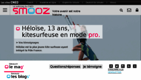 What Smooz.fr website looked like in 2018 (5 years ago)