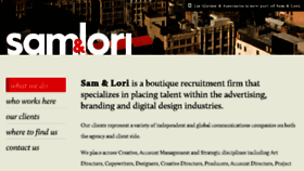 What Samlori.com website looked like in 2018 (5 years ago)